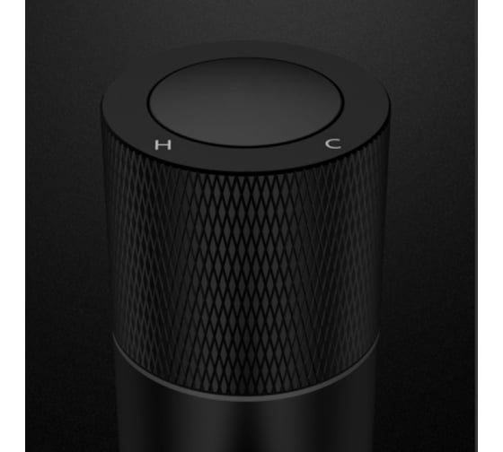 Смеситель для раковины VINCEA Desire черный VBF-1D3MB