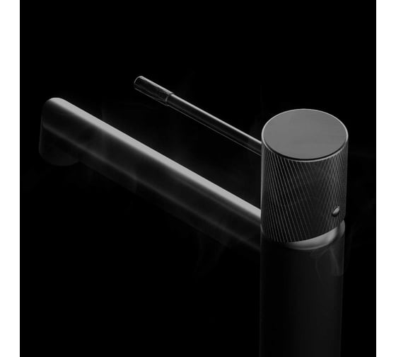 Смеситель для накладной раковины VINCEA Desire однорычажный, черный VBF-1D2MB