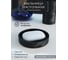 Настольная мыльница FORA delicate black полирезин FOR-DLB036 2