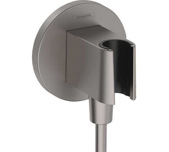Шланговое подсоединение Hansgrohe Fixfit s с держателем душа, черный хром 26888340 00000125178 1