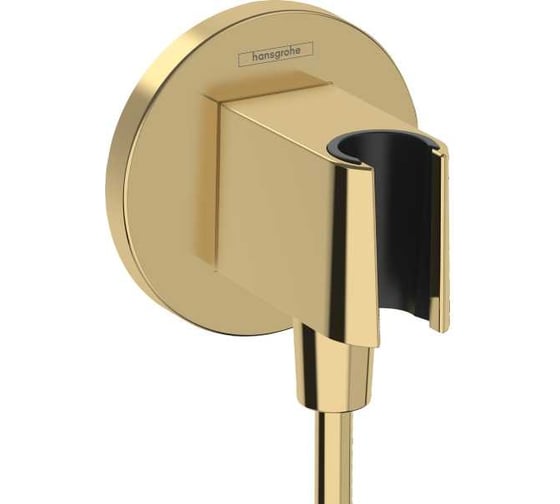 Шланговое подсоединение Hansgrohe Fixfit s с держателем душа, полир.золото 26888990 00000125182 1