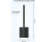 Напольный ерш FORA delicate black полирезин FOR-DLB025 4