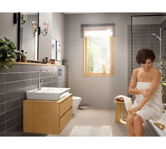 Смеситель для раковины Hansgrohe Rebris e 210 72576000 00000122411