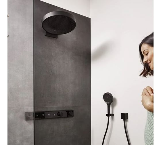 Внешняя часть термостатического смесителя для душа Hansgrohe Rainselect 15382670 00000075461