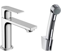 Смеситель для раковины Hansgrohe Rebris e 110 с гигиеническим душем 72216000 00000122417