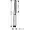 Ручной душ Hansgrohe Rainfinity baton 100 1jet матовый черный 26866670 00000082441 5
