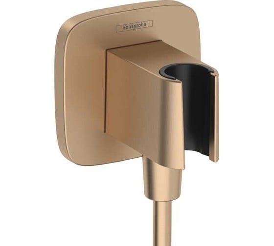 Шланговое подсоединение Hansgrohe Fixfit q шлиф.бронза 26887140 00000125171 1