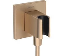 Шланговое подсоединение Hansgrohe Fixfit e шлиф.бронза 26889140 00000125184