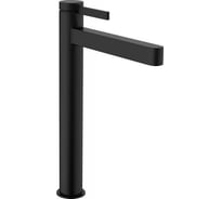 Cмеситель для раковины Hansgrohe Finoris 260, push open, матовый черный 76070670 00000093226