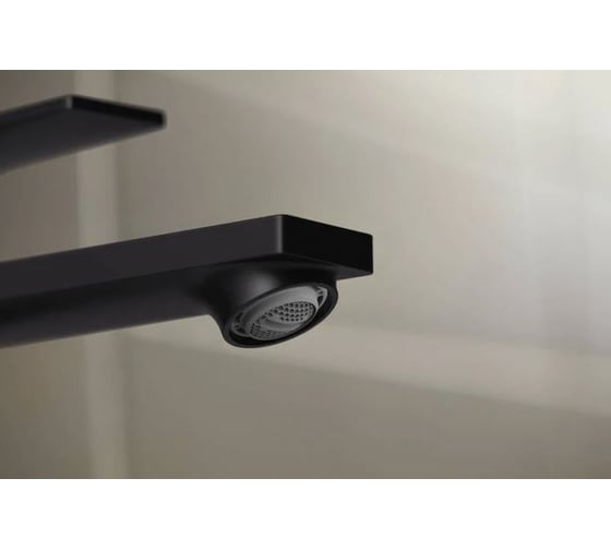 Смеситель для раковины Hansgrohe Rebris e 110 матовый черный 72557670 00000122406