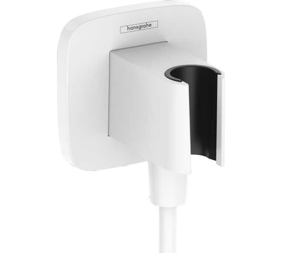Шланговое подсоединение Hansgrohe Fixfit q матовый белый 26887700 00000125174