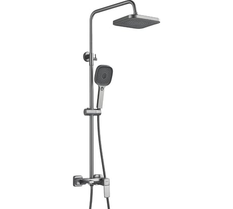 Душевая система SHEVANIK оружейная сталь S9736T