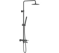 Душевая система Damixa Scandinavian Pure с ванно-душевым смесителем, чёрный 936740300