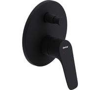 Смеситель монтируемый в стену ванной - душевой Damixa Jupiter (черный) 777100300