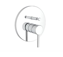 Смеситель для ванны/душа LAPARET miniiliada встраиваемый, хром, без излива, гарантия 5 лет N2185302LPT