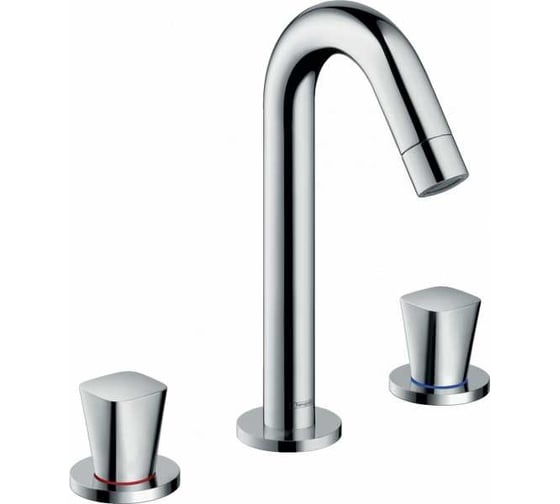 Смеситель для раковины Hansgrohe Logis на 3 отверстия 71133000 00000043614 1