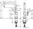 Смеситель для кухни Hansgrohe M54 talis 270 сталь 72840800 00000081015 2