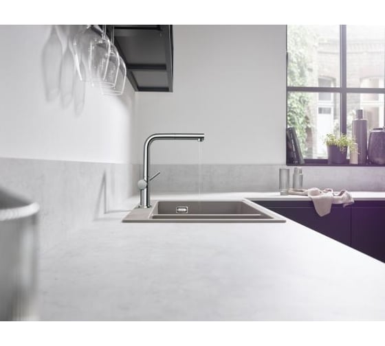 Смеситель для кухни Hansgrohe M54 talis 270 с вытяжным душем 72808000 00000080444