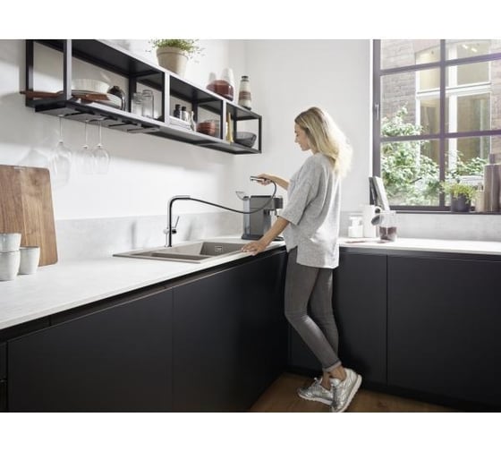 Смеситель для кухни Hansgrohe M54 talis 270 с вытяжным душем 72808000 00000080444