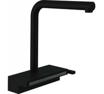 Смеситель для кухни Hansgrohe M81 aquno select 250 с вытяжным душем, 2 jet. Sbox, матовый черный 73830670 00000090152
