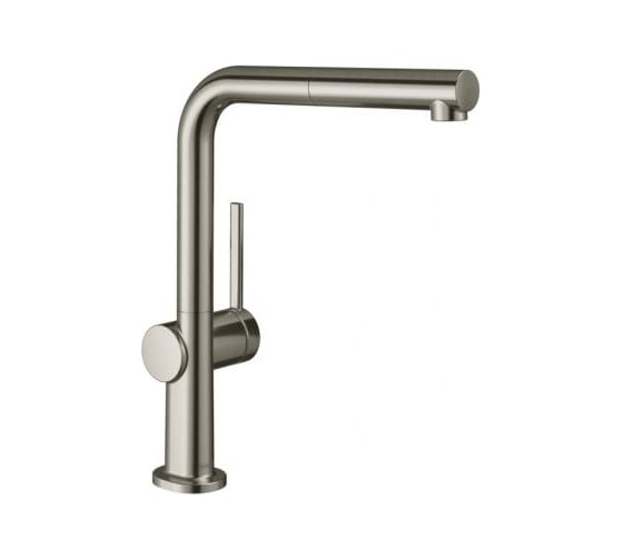 Смеситель для кухни Hansgrohe M54 talis 270 с вытяжным душем, сталь 72808800 00000080914