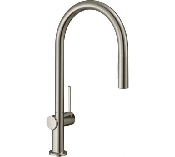 Смеситель для кухни Hansgrohe M54 talis 210 с вытяжным душем, сталь 72800800 00000083872 1