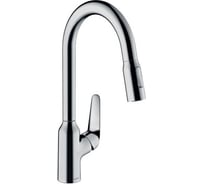 Смеситель для кухни Hansgrohe Focus m42 с вытяжным изливом 71800000 00000075539