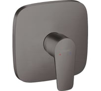 Смеситель для душа (внешняя часть) Hansgrohe Talis e шлиф. черный хром 71765340 00000074547