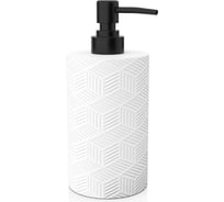 Настольный дозатор FORA delicate white, полирезин  FOR-DLW021