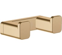 Двойной крючок Hansgrohe Addstoris шлифованная бронза 41755140 00000092004