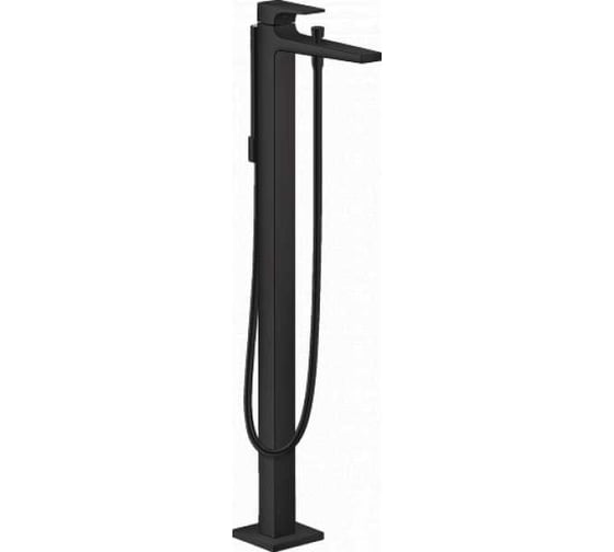 Напольный смеситель для ванны Hansgrohe Metropol матовый черный 32532670 00000071256