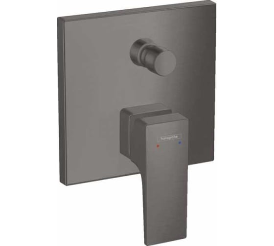 Смеситель для ванны (внешняя часть) Hansgrohe Metropol шлиф.черный хром 32545340 00000087071 1