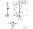 Душевая система Hansgrohe Raindance select showerpipe s 240 1jet powderrain, полир.золото 27633990 00000071056 2