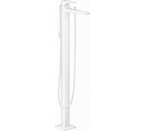 Напольный смеситель для ванны Hansgrohe Metropol матовый белый 32532700 00000089526