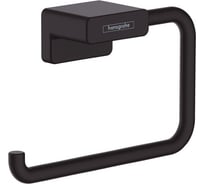 Бумагодержатель без крышки Hansgrohe Addstoris матовый черный 41771670 00000092074