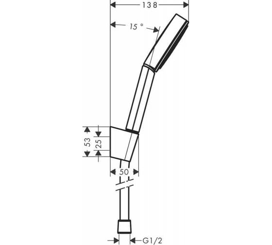 Душевой набор Hansgrohe Pulsify 105 3jet 24303000 00000094541