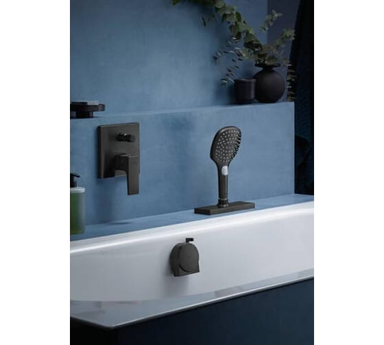Ручной душ Hansgrohe Raindance select e120 3jet шлиф. черный хром 26520340 00000072010