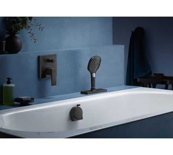 Ручной душ Hansgrohe Raindance select e120 3jet шлиф. черный хром 26520340 00000072010