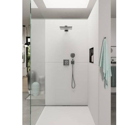 Ручной душ Hansgrohe Raindance select e120 3jet шлиф. черный хром 26520340 00000072010