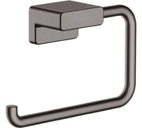 Бумагодержатель без крышки Hansgrohe Addstoris шлифованный черный хром 41771340 00000092070