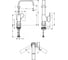 Смеситель для раковины Hansgrohe Metropol 230 матовый черный 32511670 00000075525 3