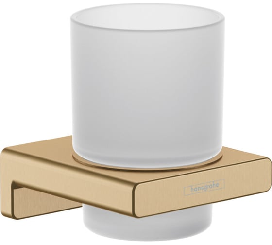 Стакан Hansgrohe Addstoris шлифованная бронза 41749140 00000092159 1
