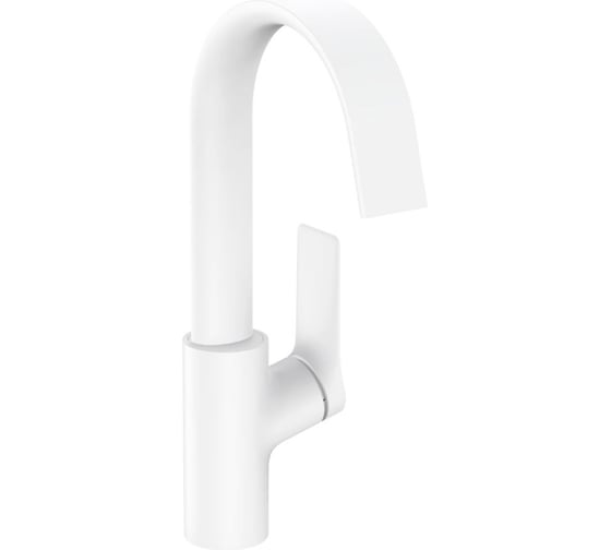 Смеситель для раковины Hansgrohe Vivenis 210 push open матовый белый 75030700 00000094153
