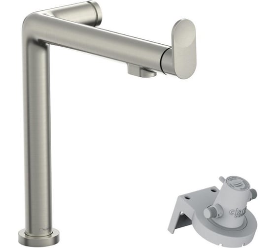 Смеситель для кухни Hansgrohe Aqittura m91 240 1j с подключением к фильтру питьевой воды, сталь 76804800 00000126686
