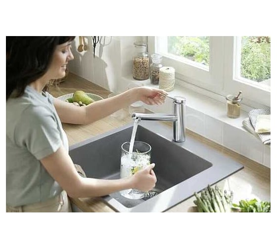 Смеситель для кухни Hansgrohe Zesis m33 150 1jet 74802000 00000096452