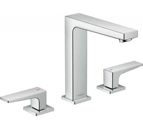 Смеситель для раковины Hansgrohe Metropol 160, на 3 отв., push-open 32515000 00000065424