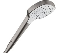 Ручной душ Hansgrohe Croma select e 1jet шлифованный черный хром 26814340 00000092235
