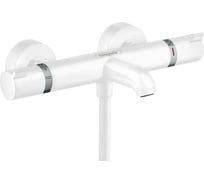 Термостатический смеситель для ванны Hansgrohe Ecostat comfort матовый белый 13114700 00000071955