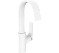 Смеситель для раковины Hansgrohe Vivenis 210 без донного клапана, матовый белый 75032700 00000094157