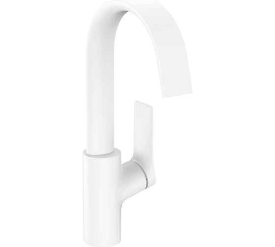 Смеситель для раковины Hansgrohe Vivenis 210 без донного клапана, матовый белый 75032700 00000094157